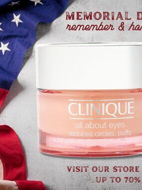 Clinique All About Eyes reduces circles puffs , 0.17 oz